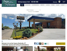 Tablet Screenshot of monticellocanyonlandsinn.com